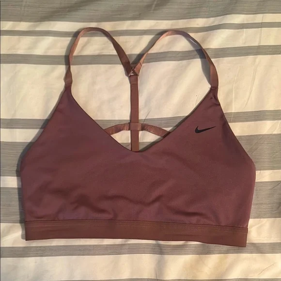 Nike Women's Dusty Rose Sports Bra - Picture 1 of 3